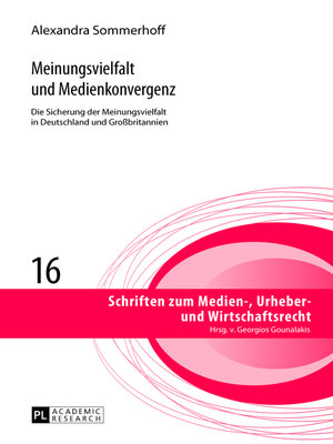 cover image of Meinungsvielfalt und Medienkonvergenz